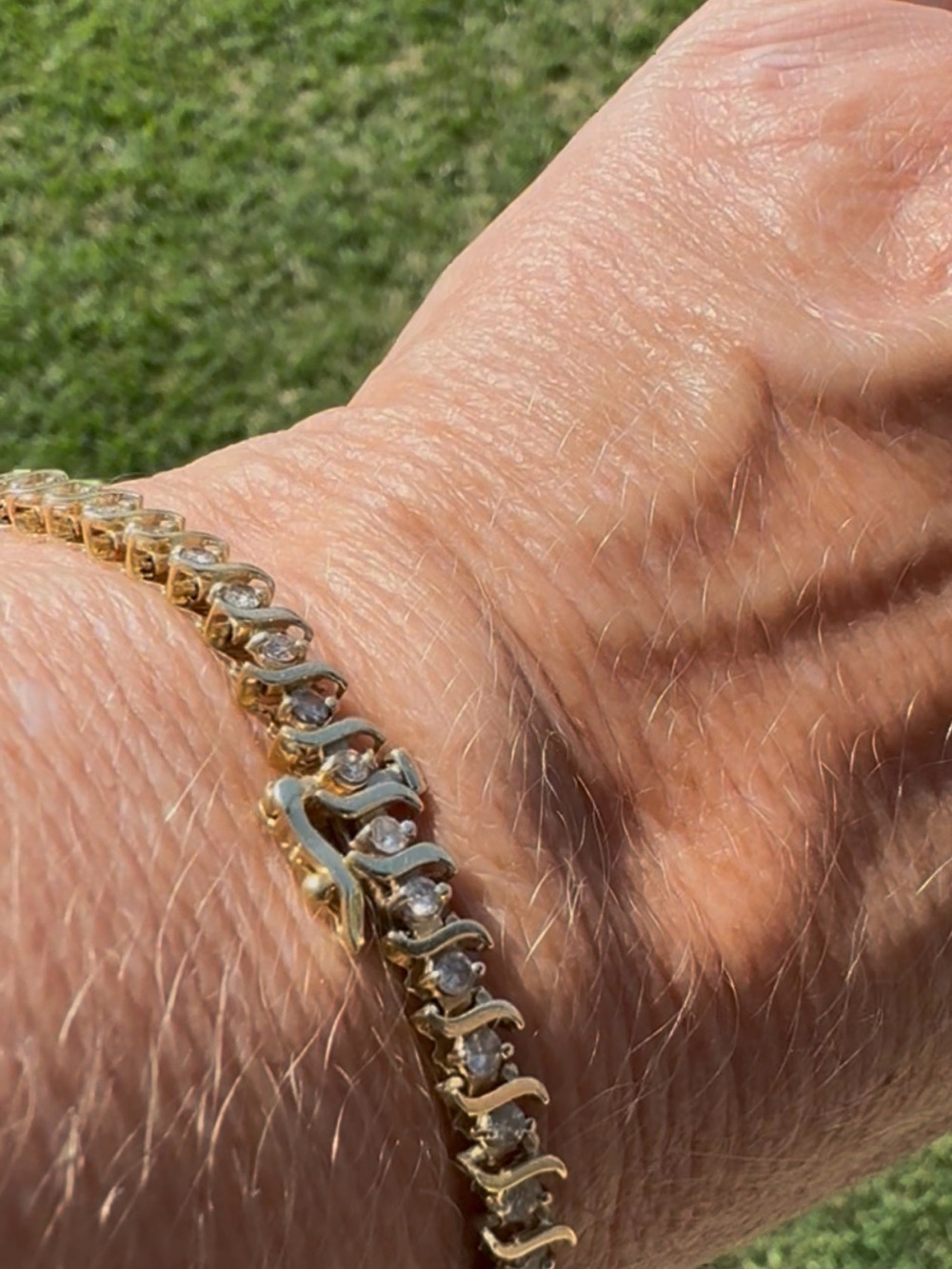 10kt Gold Natural 2cttw Diamond Tennis Bracelet - Women Jewelry